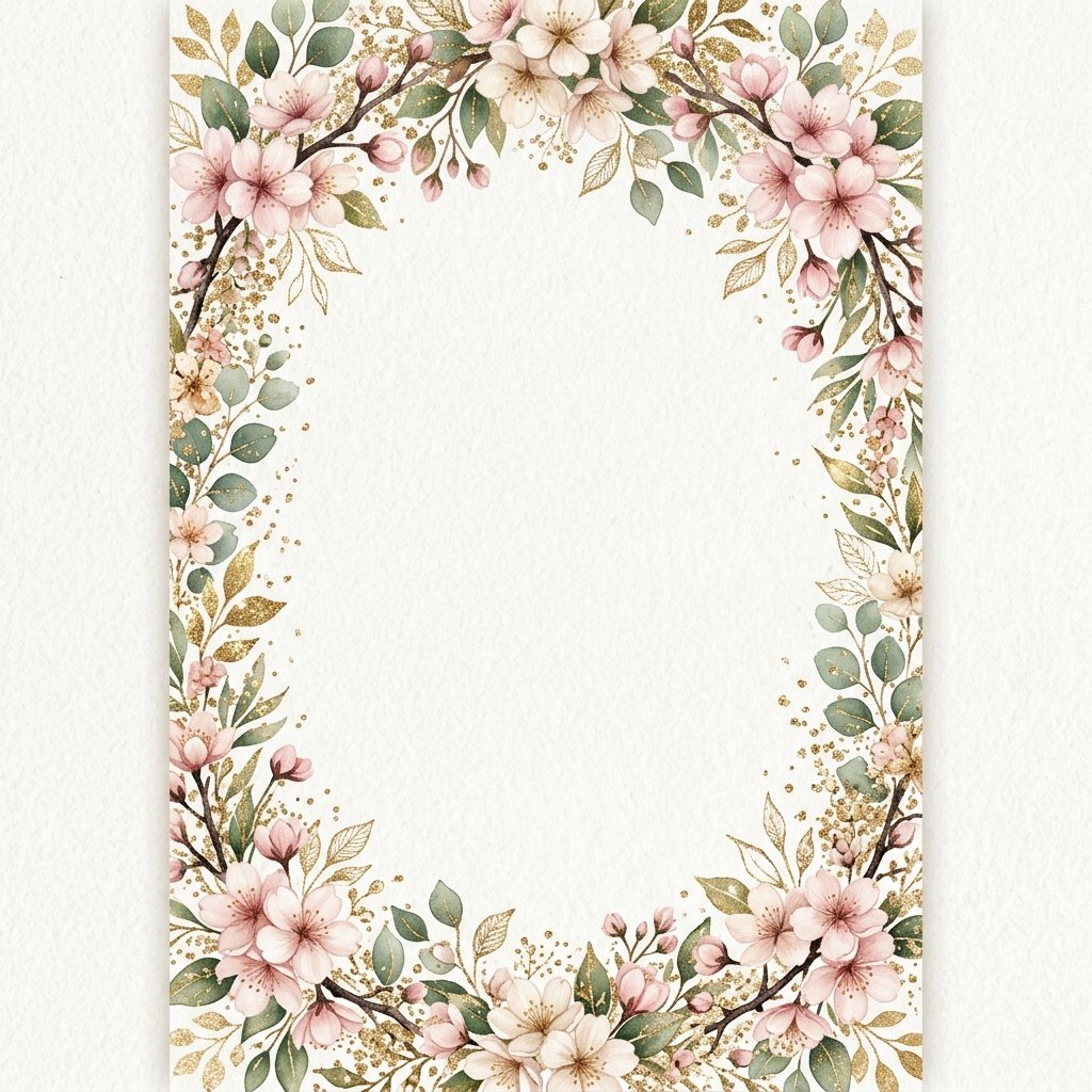 Floral frame