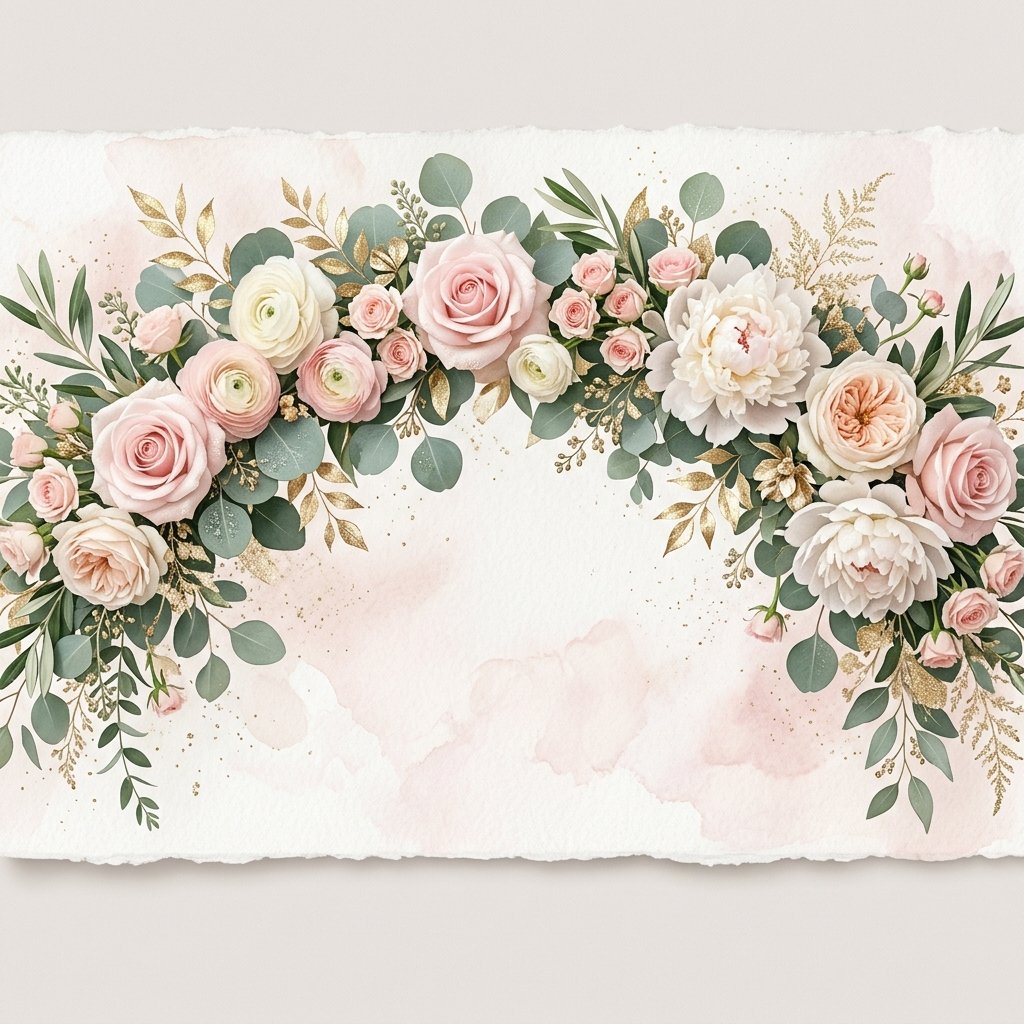 Blossom Dreams Floral Banner